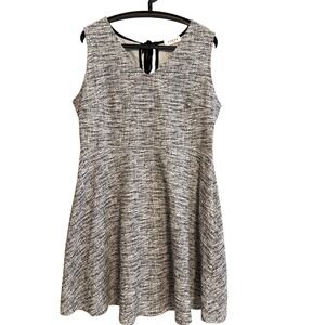 Gilli Orla Womens 1X Sleeveless Knit Dress Feminine Boho Office Vacation Layers